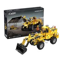 CaDA 咔搭 工程车款系列 C65004 轮式装载车&推土机