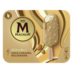 Magnum 马格南 梦龙双金焦糖雪糕 71g*4支