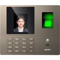 deli 得力 33800C+13899 停电打卡考勤机套装 人脸指纹识别