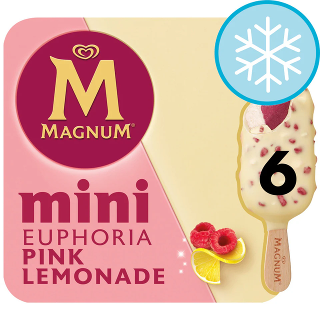 Magnum 马格南 树莓雪芭夹芯雪糕 43g*6支