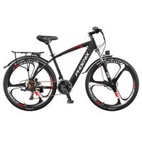 PHOENIX 凤凰 589 电动自行车 36V锂电池 黑红 21速