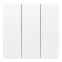 Schneider Electric 施耐德电气 皓呈系列 A3T33L1_WE_C1 三开单控开关 奶油白