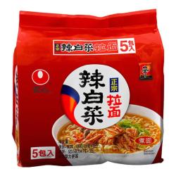 农心 辛拉面 辣白菜 5连包