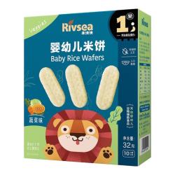禾泱泱 婴幼儿米饼 国产版 蔬菜味 32g