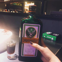 马爹利野格利口酒利口力娇配制鸡尾酒原瓶洋酒品盒 野格+杰克丹尼预调酒+杯子