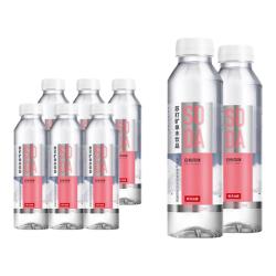 农夫山泉 苏打水 弱碱无糖 0脂0卡 白桃柠檬风味 瓶 瓶 410ml*6瓶
