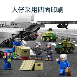 SEMBO BLOCK 森宝积木 强国雄风系列 202242 运-20大型运输机