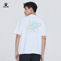 KELME卡尔美圆领T恤男初夏潮流运动休闲短袖宽松时尚百搭体恤夏季