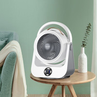 美菱空气循环扇桌面台式宿舍家用电风扇涡轮摇头对流风扇