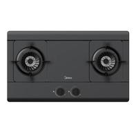 美的（Midea）燃气灶家用4.6KW大火力煤气灶天然气双灶双眼灶熄火保护台嵌两用猛火灶JZT-RA46