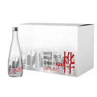 桦树森林胖东来官方正品优选白桦树汁100%原液浓缩原汁大兴安岭白桦汁NFC 白桦树汁ml*10瓶/一箱