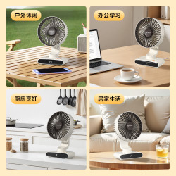 先锋 电风扇小型桌面音静办公室usb迷你卧室宿舍台扇便携式MP