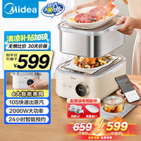 美的 MZ-ZGS302002 多用途锅 白色