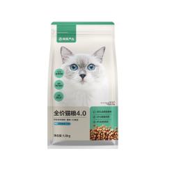 网易严选 全价猫粮三文鱼亮毛养胃深海鱼虾1.8kg*6袋