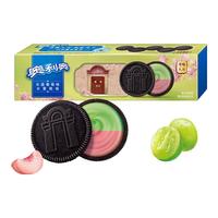 OREO 奥利奥 夹心饼干 水晶葡萄味+水蜜桃味 97g