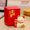 三栖虎创意小摆件装饰品办公室工位摆件解压好物蛇年礼品卡通公仔猫 猫