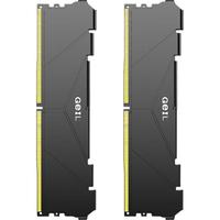 GEIL 金邦 32G(16Gx2)套装 DDR5 6000 台式机电脑内存条 海力士A-die颗粒 巨蟹马甲条系列黑色C30