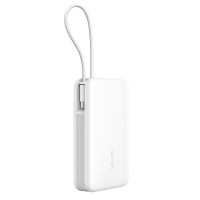 3C认证充电宝：vivo 45W 自带线充电宝 20000mAh 云峰白