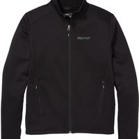 土拨鼠 Marmot 男式 Olden Polartec 强力弹力夹克  透气羊毛中层 Black Small