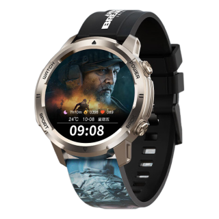 联想 Watch Pro 暗区突围 无限 智能手表 49mm 钛金色 硅胶（北斗、血压、GPS、ECG）