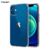 Spigen适用于 苹果iPhone12手机壳硅胶套 保护套全包防摔壳 苹果12/12 Pro 6.1【全透明】