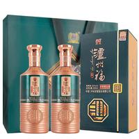 泸州股份有限公司泸州福 皇家园林风格鉴藏装 浓香型白酒52度 500ML*2瓶