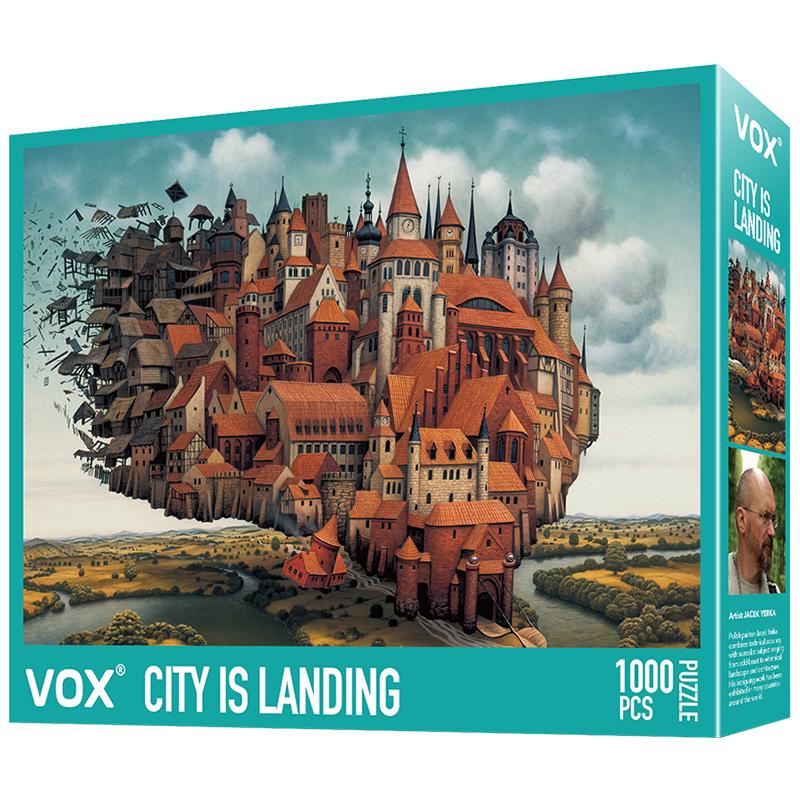 VOX 福思成人拼图1000片 空中天空之城成年玩具减压治愈高难度爱情拼图男女孩