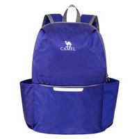 骆驼（CAMEL）可折叠旅行包大容量背包出差行李袋手提短途旅游收纳袋  藏蓝