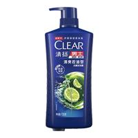 CLEAR 清扬 男士去屑洗发露 清爽控油型 720g