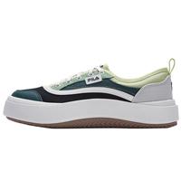 FILA 斐乐男鞋JELLYFISH摩登帆布鞋2024夏季水母鞋休闲鞋 黑-BK 42.5