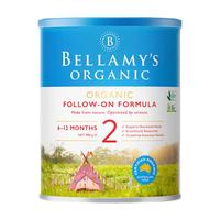 BELLAMY'S 贝拉米 经典系列 有机较大婴儿奶粉 澳版 2段 900g