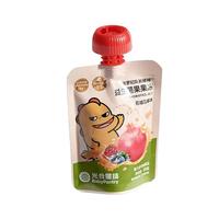 BabyPantry 光合星球 babycare益生菌果果冻零食儿童果汁爽吸无添加 石榴蓝莓味85g/袋