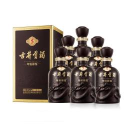 古井贡酒 年份原浆古5 浓香型白酒 45度 500mL*6瓶 整箱装 美食大赛同款