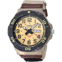 Casio 卡西欧 运动风100米防水表盘日历男表MRW-210HB-5BVCF