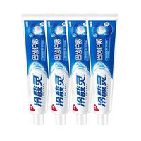 冷酸灵冷酸灵牙膏减少牙菌斑强健牙齿缓解敏感抗敏感牙膏固齿护龈140克 固齿护龈140g*4