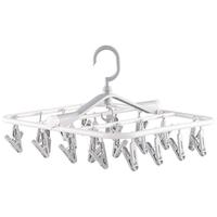 太力晾衣收纳夹折叠晾衣架袜子袜子夹子衣架晾晒架24夹 1个 折叠晾晒架【24夹】1个装