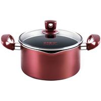 COOKER KING 炊大皇 WG14320 汤锅(22cm、4.1L、合金、酒红色)