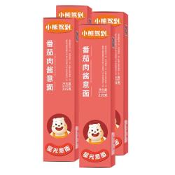 Bear Coming 番茄肉酱意面215g*2盒 儿童意面方便面通心粉速食意大利面