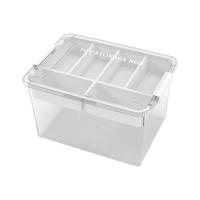 Citylong 禧天龙 分格收纳箱 30L 高透烟熏灰