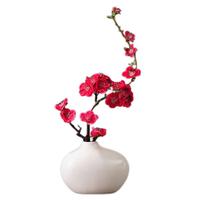 帕美居 陶瓷花瓶+红梅花