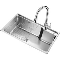 OULIN 欧琳 72450+CFL002 不锈钢水槽+精铜抽拉水龙头