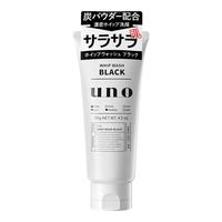 UNO 吾诺 男士控油祛痘洗面奶 130g 黑色控油去黑头保湿磨砂洗面乳洁面