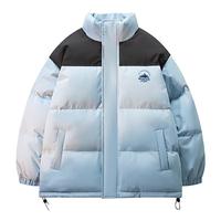 GLM防风防水棉服男款冬季加绒加厚三防棉袄外套男2024男士防寒服 黑#蓝山圆X 2XL