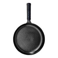 孟大锤章丘平底锅铁锅牛排煎锅手工锻打家用煎蛋锅无涂层不易粘锅早餐锅 黑锅平底煎锅-单锅(已开锅） 26cm