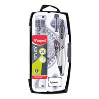 马培德Maped 圆规套装数学盒尺规套装 小初高中圆规 绘图制图画图工具 金属圆规考试套装 优学子自动铅7件套