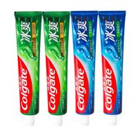 Colgate 高露洁 牙膏套装 (冰爽三重薄荷120g*3+冷萃龙井100g)