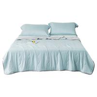  罗莱生活 LUOLAI 家纺 COOL系列 沁肤凉感夏被 蓝色 200*230cm