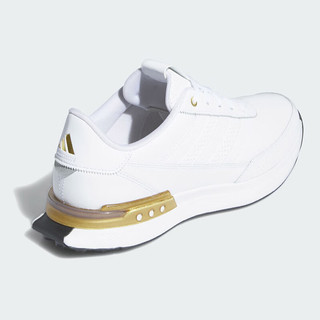 阿迪达斯 （adidas）高尔夫球鞋S2G SL LEATHER24男士舒适稳定休闲鞋golf跑步鞋男 ID8699 白/白/金 44 （UK9.5）