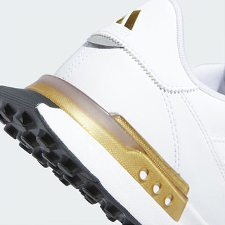 阿迪达斯 （adidas）高尔夫球鞋S2G SL LEATHER24男士舒适稳定休闲鞋golf跑步鞋男 ID8699 白/白/金 41 （UK7.5）
