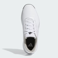 阿迪达斯 (adidas)高尔夫球鞋S2G SL LEATHER24男士舒适稳定休闲鞋golf跑步鞋男 IF0330 白/金属银/一号黑 43.5 (UK9.0)